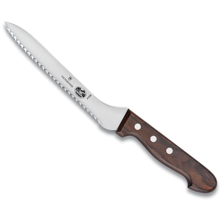 Swiss Army Brands 41290 Kitchen Wood Bread 70.5In Serrated, Offset Blade, 10.25In Width At Handle Wood *Net* VIC-7.6058.15